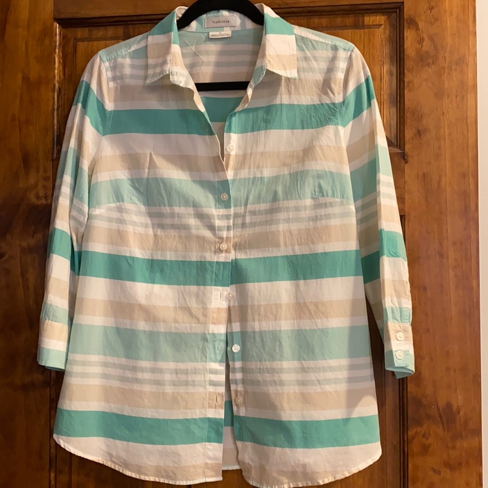 Van Heusen button down blouse  Women size M